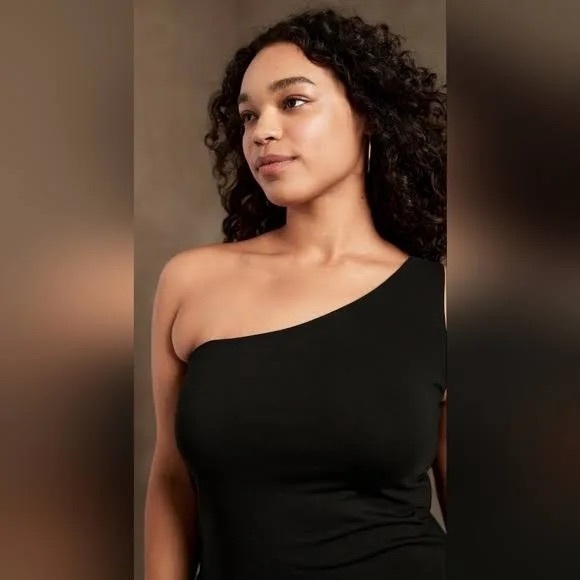 Banana Republic One Shoulder Knit Dress 💕 - Picture 5 of 8